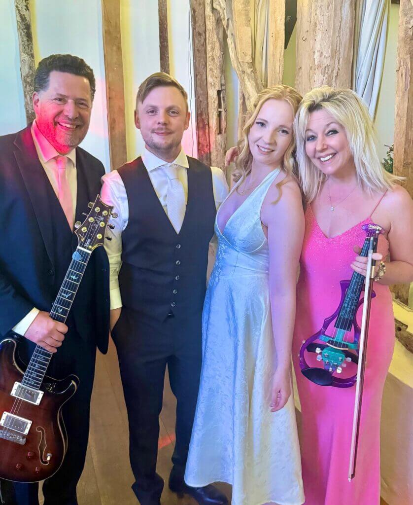 Wedding Musicians Fantastic With Fizz with Emma and Matt