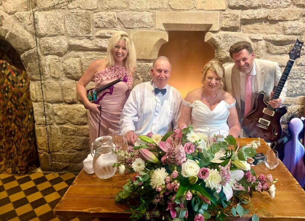 Wedding musicians Fantastic With Fizz with Karen and Marek