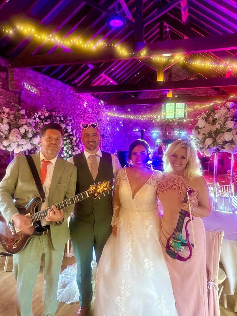Wedding Musicians Fantastic With Fizz with Jessica and Matthew